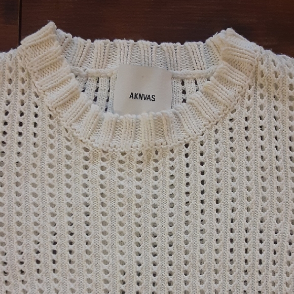 Aknvas Sweaters - Women's Cream Open-Knit Sweater brand AKNVAS